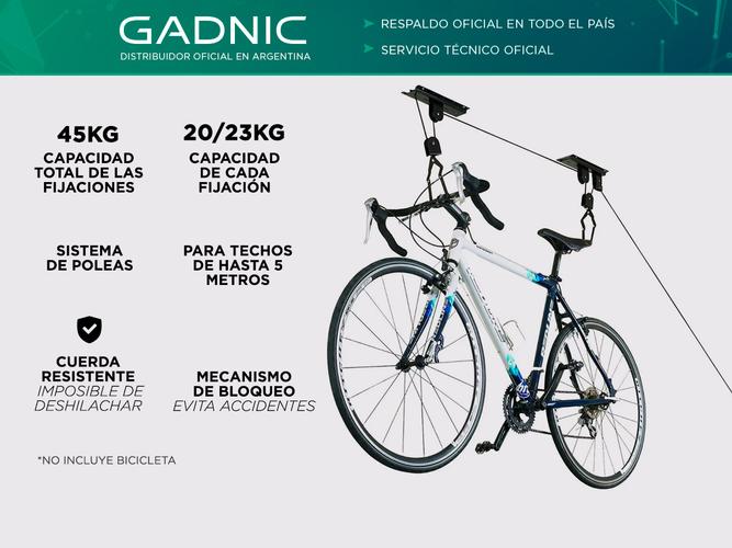 Soporte De Techo Para Bicicletas Roldanas Frenos - 1