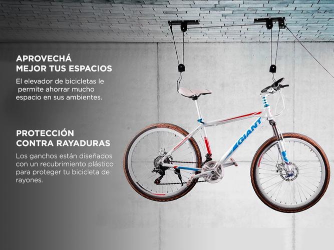 Soporte De Techo Para Bicicletas Roldanas Frenos - 3