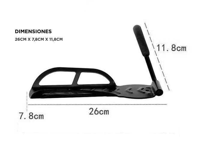 Kit x4 Soporte C/Gancho Gadnic Para Bicicleta Pared - 4