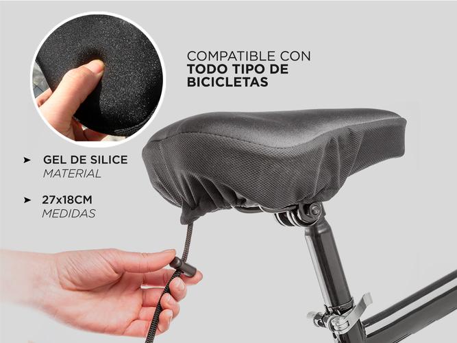 Funda Cubre Asiento De Bicicleta Gadnic Gel de silicona - 2