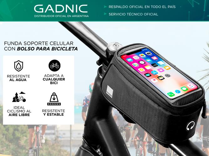 Funda Soporte Celular Con Bolso Para Bicicleta Resistente Lluvia - 1