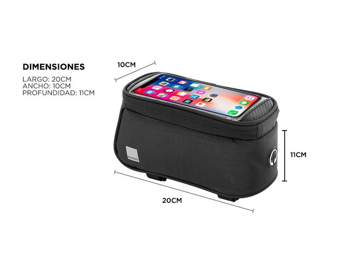 Funda Soporte Celular Con Bolso Para Bicicleta Resistente Lluvia - 4