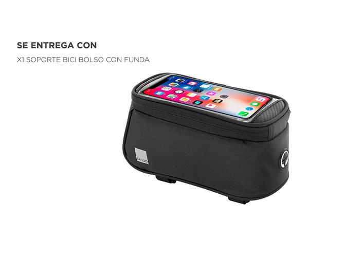 Funda Soporte Celular Con Bolso Para Bicicleta Resistente Lluvia - 5