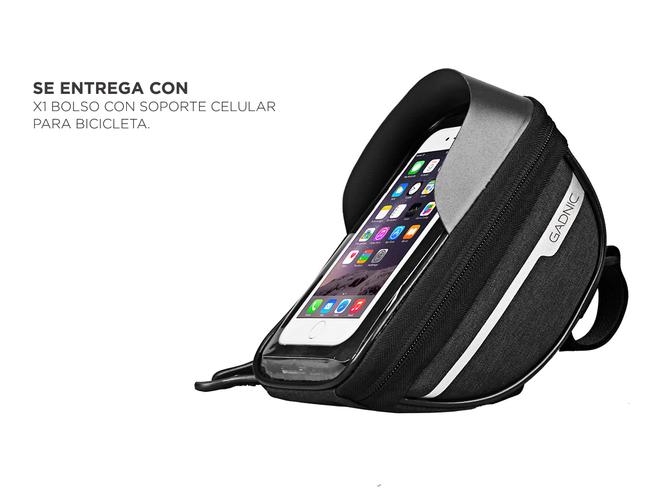 Soporte Celular Para Bicicleta Gadnic Estuche Impermeable  - 5