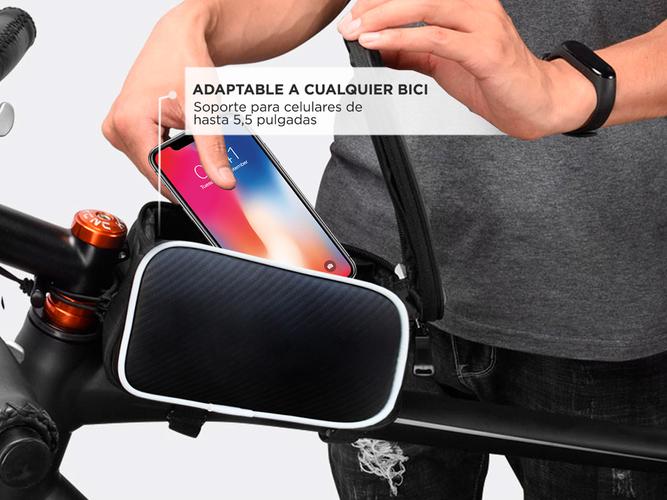 Bolso De Bicicleta Con Soporte Para Celular Gadnic Resistente Al Agua  - 2