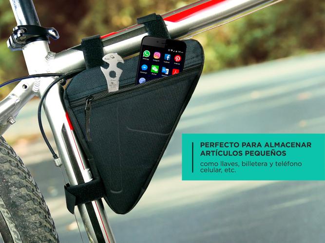 Bolso Triangular Para Cuadro De Bicicleta Gadnic Alforja De Poliéster - 2