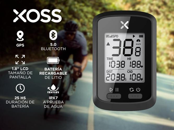 Computadora GPS Velocímetro XOSS G+ Para Bicicletas - 1