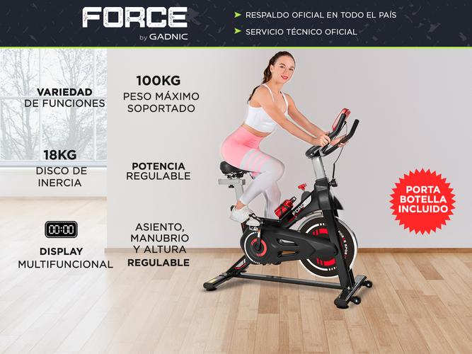 Bicicleta Spinning Fija Gadnic Indoor Profesional Regulable - 1