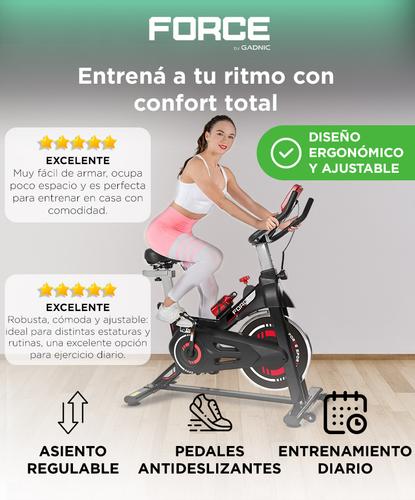 Bicicleta Spinning Fija Gadnic Indoor Profesional Regulable - 1