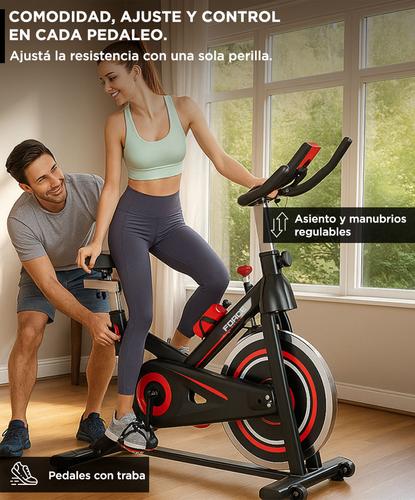 Bicicleta Spinning Fija Gadnic Indoor Profesional Regulable - 3