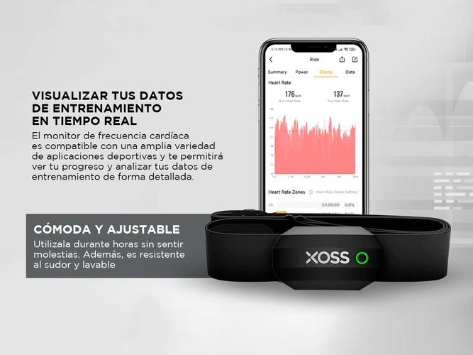 Correa de Monitoreo de Frecuencia Cardíaca Xoss Inalámbrico  - 3