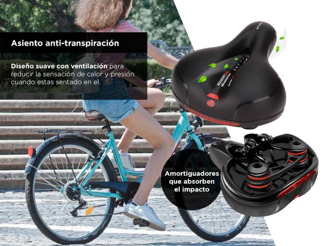 Asiento de Bicicleta Gadnic Mtb Suave Cómodo  Anti Prostático - 2
