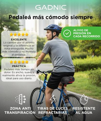 Asiento de Bicicleta Gadnic Mtb Suave Cómodo  Anti Prostático Outlet - 1