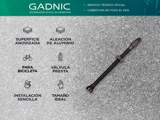 Válvula de vacío de Neumático Gadnic BC55 para Goma Bicicleta - 1