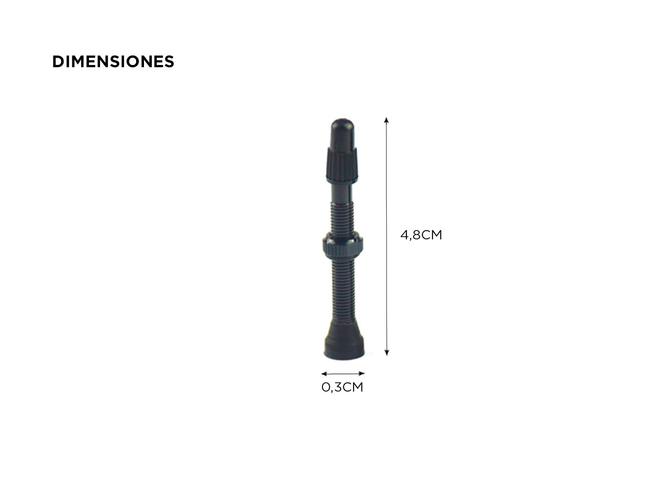 Válvula de vacío de Neumático Gadnic BC55 para Goma Bicicleta - 4