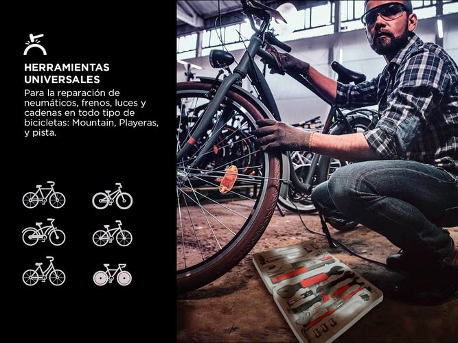 Kit Herramientas Gadnic Para Reparación De Bicicletas 44 Piezas - 2