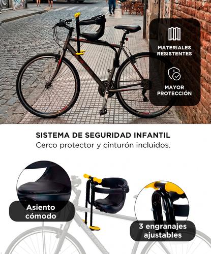 Asiento infantil Bicicleta Gadnic hasta 20 kg Seguridad Cinturon  Outlet - 2