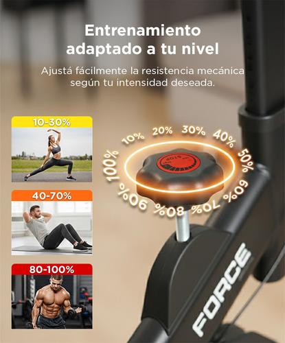 Bicicleta Fija Force By Gadnic Spinning Hasta 150 Kg Reforzada - 4