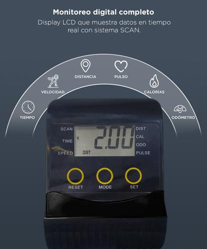 Bicicleta Estatica Inteligente FORCE by Gadnic 8 Niveles Pantalla LCD - 3
