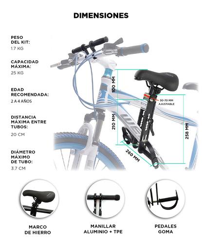 Asiento Infantil Para Bicicleta GADNIC Con Manillar Hasta 25kg - 4