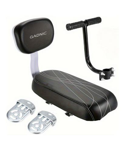 Asiento Trasero Para Bicicleta Gadnic Con Manubrio Y Pedalin Hasta 50kg Acero Alto Carbono Compatible MTB  - 6