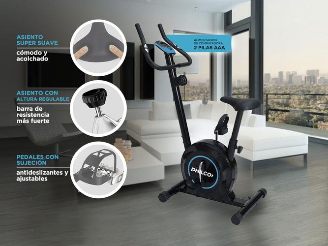 Bicicleta Fija Philco VK61060 Spinning Indoor Disco Inercia 2kg 8 niveles - 3