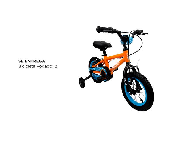 Bicicleta Philco Rodado 12 niño Cuadro Aluminio V-brake - 5
