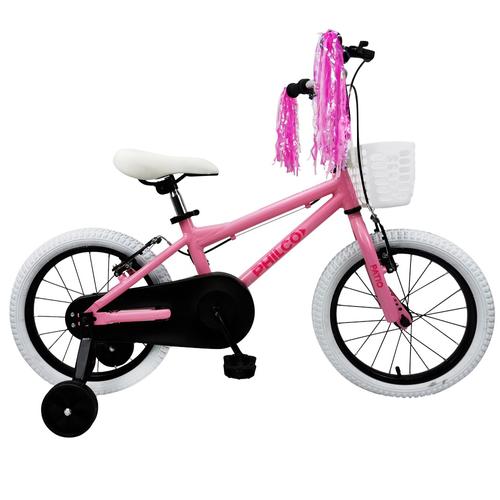 Bicicleta Rodado 16 niña Philco Cuadro Aluminio V-brake - 0