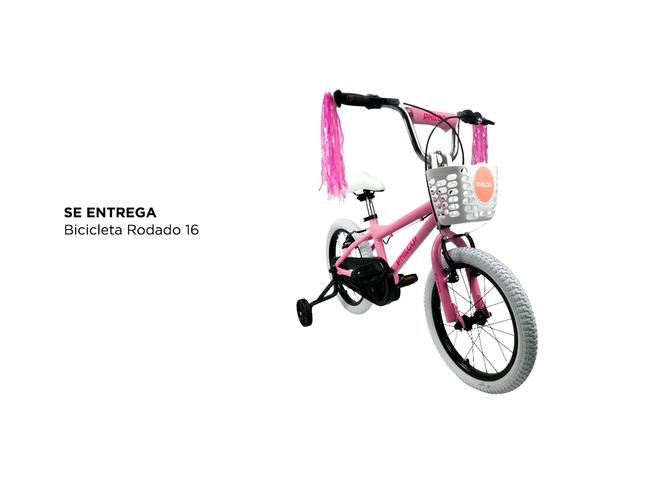 Bicicleta Rodado 16 niña Philco Cuadro Aluminio V-brake - 5