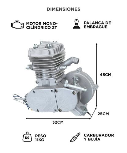 Kit Motor Bici Moto 80CC para Bicicletas - 5
