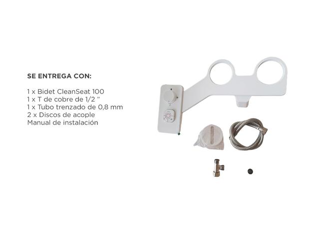 Bidet Para Inodoro Gadnic CleanSeat 100 Agua Fria 2 Boquillas - 6