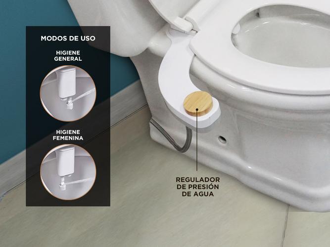 Bidet Para Inodoro Gadnic CleanSeat 200 Agua Fría 2 Boquillas - 2