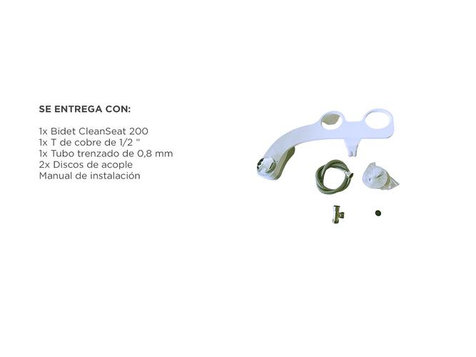Bidet Para Inodoro Gadnic CleanSeat 200 Agua Fría 2 Boquillas - 6