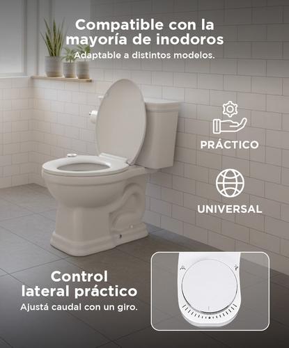 Bidet Para Inodoro Gadnic CleanSeat 200 Agua Fría 2 Boquillas - 4