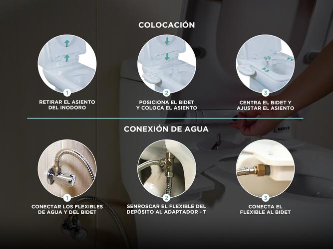 Bidet Para Inodoro Gadnic Agua Friacaliente  - 4