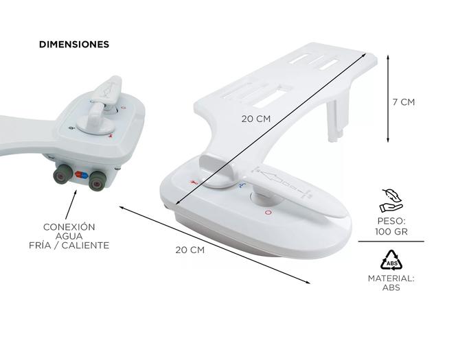 Bidet Para Inodoro Gadnic Agua Friacaliente  - 5