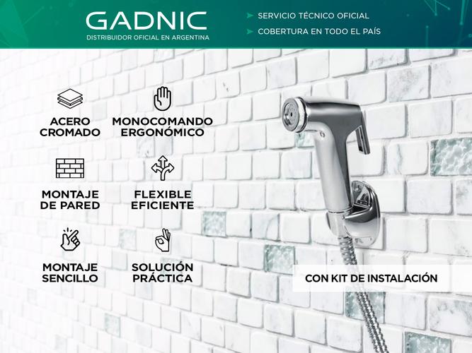 Ducha Higienica Bidet Gadnic Flexible Para Baño - 1
