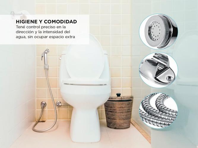 Ducha Higienica Bidet Gadnic Flexible Para Baño - 2
