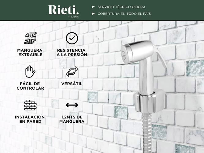 Ducha Higiénica Rieti by Gadnic con Manguera Extensible - 1
