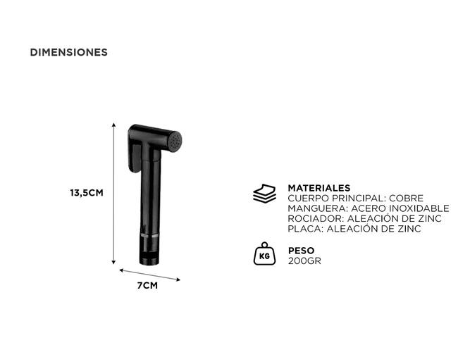 Bidet de Mano Gadnic Duchador Agua Caliente y Fria  - 3