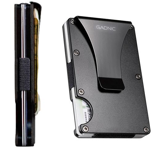 Billetera Gadnic Aluminio Clip Tarjetero Elegante - 0