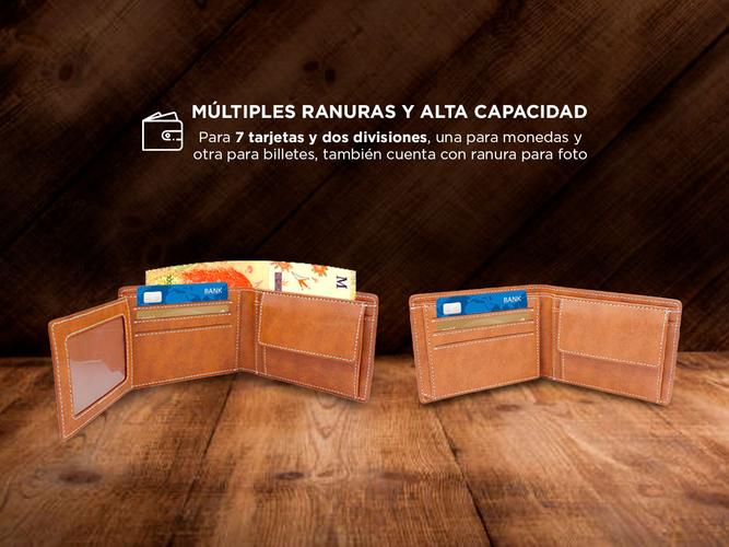 Billetera Ecológica Gadnic WALLET3 3 Capas Para Tarjeta Billetes - 4