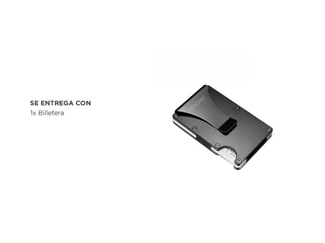 Billetera Gadnic de Aluminio con Clip Tarjetero Elegante - 5