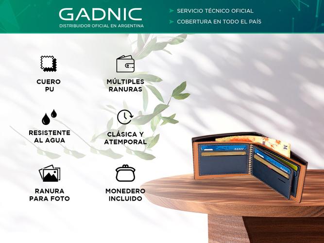 Billetera de Hombre Gadnic Wallet2 Sobre Elegante - 1