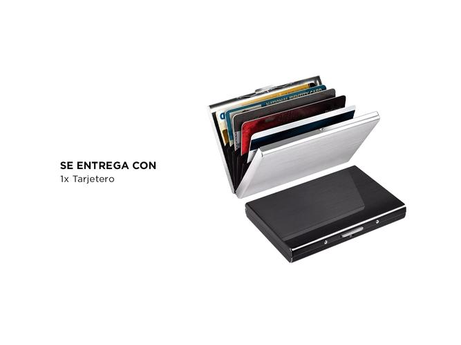 Tarjetero Rígido Anti-Robo Gadnic Wallet4 Acero Inoxidable - 4