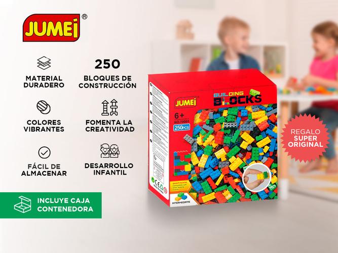 Bloques Para Armar Jumei De Plástico 250 Piezas Para Jugar  - 1