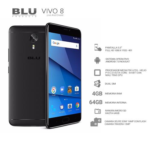 Celular Blu Vivo 8 - 4G LTE 5,5