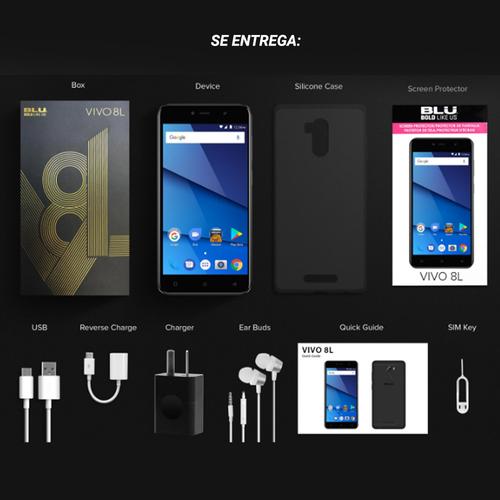 Celular Blu Vivo 8L 4G LTE 5,3 3Gb Ram 32Gb - 2