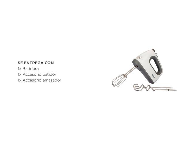 Batidora de Mano Atma 5 Velocidades Turbo Blanca 300W BM8738AP - 5