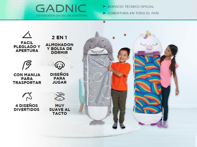 Bolsa De Dormir Gadnic Happy Bag Para Niños Peluche Y Almohada - 1